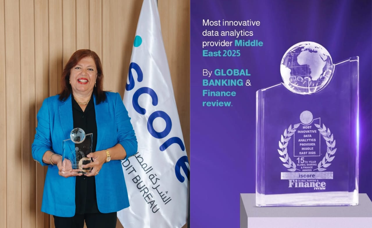شركة «iscore» تفوز بجائزة «الأكثر ابتكاراً في تحليلات البيانات» بالشرق الأوسط لعام 2025 من مؤسسة «جلوبال بانكنج»